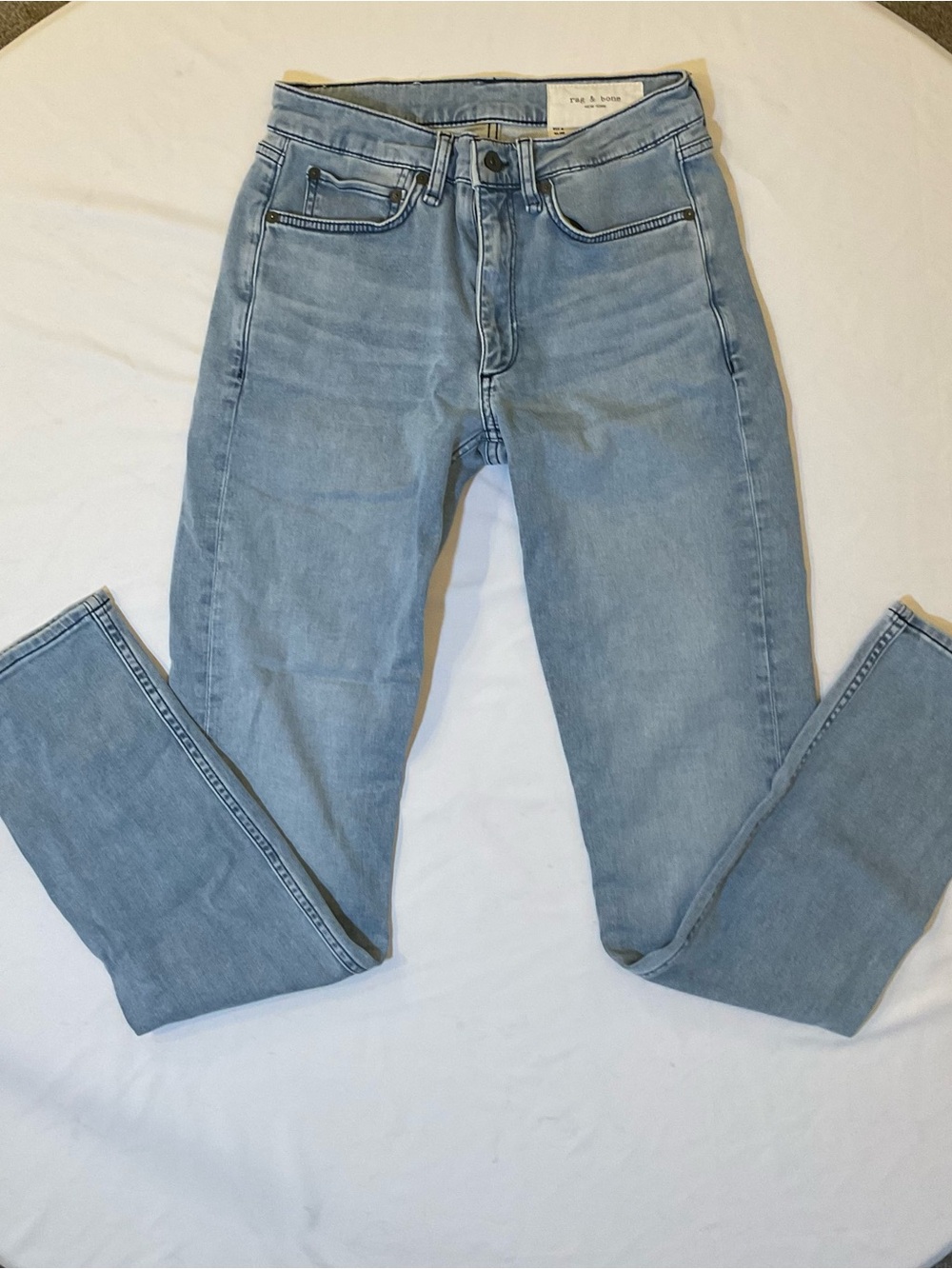 Authentic Rag & Bone Light Wash Slim Men's Jeans